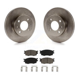 [Front] 2006 Hyundai Accent Hatchback Premium OE Brake Rotors & Ceramic Pads Kit For Max Braking