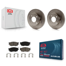Load image into Gallery viewer, [Front] 2006 Hyundai Accent Hatchback Premium OE Brake Rotors &amp; Ceramic Pads Kit For Max Braking