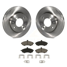 Charger l&#39;image dans la galerie, Front Disc Brake Rotors And Ceramic Pads Kit For Hyundai Elantra