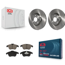Load image into Gallery viewer, Front Brake Rotor Ceramic Pad Kit For Volvo S60 XC70 S80 Land Rover Range Evoque