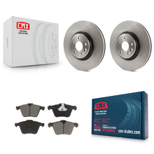 Load image into Gallery viewer, Front Disc Brake Rotors And Ceramic Pads Kit For Volvo S60 XC70 S80 V60 V70