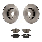 [Front] 2008-2015 Land Rover LR2 Premium OE Brake Rotors & Ceramic Pads Kit For Max Braking