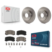 Charger l'image dans la galerie, Front Disc Brake Rotors And Ceramic Pads Kit For Mitsubishi Lancer