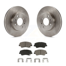 Charger l&#39;image dans la galerie, Front Disc Brake Rotors And Ceramic Pads Kit For Hyundai Accent Kia Rio