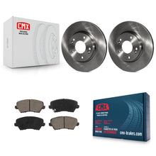 Charger l'image dans la galerie, Front Brake Rotor Ceramic Pad Kit For Kia Forte Hyundai Veloster Elantra GT Koup
