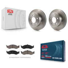 Charger l'image dans la galerie, Front Brake Rotor &amp; Ceramic Pad Kit For Jeep Wrangler Cherokee Grand Wagoneer TJ