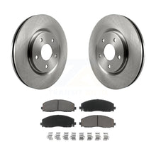 Charger l&#39;image dans la galerie, Front Brake Rotors Ceramic Pad Kit For Dodge Grand Caravan Chrysler Journey Town