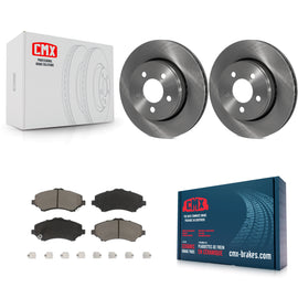Front Disc Brake Rotors And Ceramic Pads Kit For Jeep Liberty Dodge Nitro