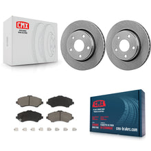 Load image into Gallery viewer, Front Disc Brake Rotors And Ceramic Pads Kit For Jeep Wrangler JK