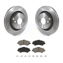 Charger l&#39;image dans la galerie, Front Brake Rotor Ceramic Pad Kit For Jeep Wrangler JK With 332mm Diameter