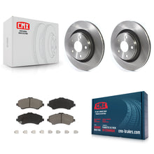 Load image into Gallery viewer, Front Brake Rotor Ceramic Pad Kit For Jeep Wrangler JK With 332mm Diameter