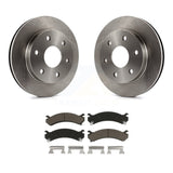 [Front] 2006 Chevrolet Express 2500 GMC Savana Premium OE Brake Rotors & Ceramic Pads Kit For Max Braking