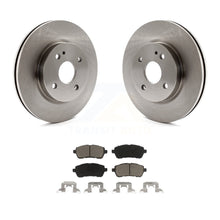 Charger l&#39;image dans la galerie, Front Disc Brake Rotors And Ceramic Pads Kit For 2011-2014 Mazda 2