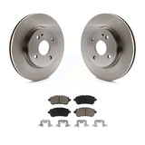 [Front] 2011-2014 Mazda 2 Premium OE Brake Rotors & Ceramic Pads Kit For Max Braking