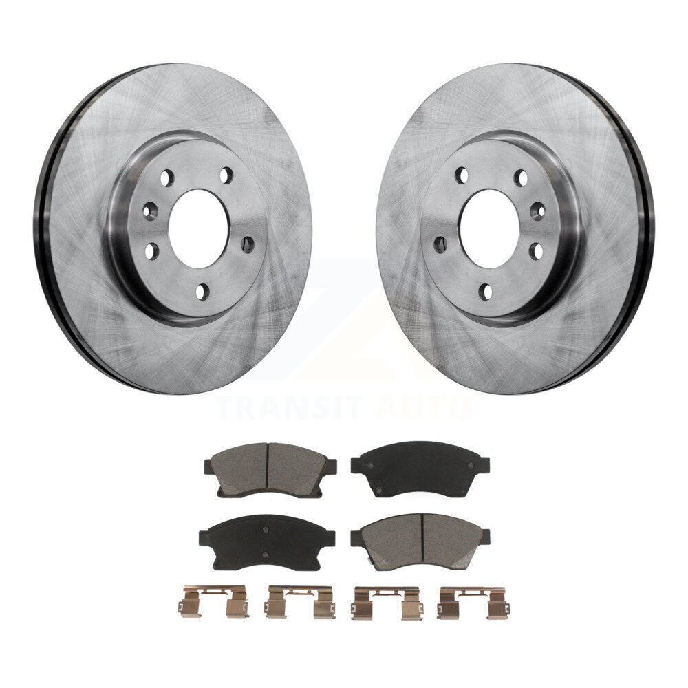 Front Brake Rotors Ceramic Pad Kit For Chevrolet Cruze Buick Verano Volt Orlando