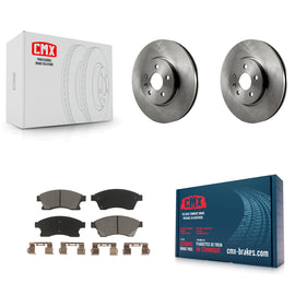 [Front] 2013-2014 Chevrolet Sonic RS Premium OE Brake Rotors & Ceramic Pads Kit For Max Braking