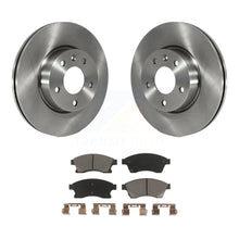 Charger l&#39;image dans la galerie, Front Disc Brake Rotors And Ceramic Pads Kit For Cadillac ATS