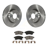 Front Disc Brake Rotors And Ceramic Pads Kit For Cadillac ATS