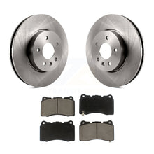 Load image into Gallery viewer, Front Disc Brake Rotors And Ceramic Pads Kit For Cadillac ATS