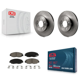 Front Disc Brake Rotors And Ceramic Pads Kit For Honda Civic Insight Acura EL