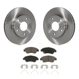 Front Disc Brake Rotors And Ceramic Pads Kit For Honda Civic Acura RSX CR-Z