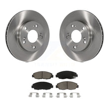 Load image into Gallery viewer, Front Disc Brake Rotors And Ceramic Pads Kit For Honda Civic