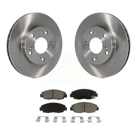 Front Disc Brake Rotors And Ceramic Pads Kit For Honda Civic