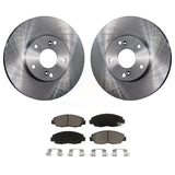 [Front] 2011 Honda Civic GX Premium OE Brake Rotors & Ceramic Pads Kit For Max Braking