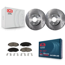 Charger l'image dans la galerie, [Front] 2011 Honda Civic GX Premium OE Brake Rotors &amp; Ceramic Pads Kit For Max Braking