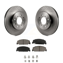 Load image into Gallery viewer, Front Disc Brake Rotors Ceramic Pad Kit For 1997 Honda Civic LX with 4-Wheel ABS