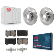 Charger l'image dans la galerie, Front Disc Brake Rotors And Ceramic Pads Kit For Hyundai Genesis Equus