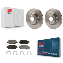Load image into Gallery viewer, [Front] 2009-2011 Hyundai Genesis 3.8L Premium OE Brake Rotors &amp; Ceramic Pads Kit For Max Braking