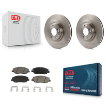 Load image into Gallery viewer, [Front] 2012 Hyundai Genesis 3.8L Premium OE Brake Rotors &amp; Ceramic Pads Kit For Max Braking