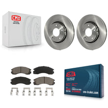 Charger l'image dans la galerie, Front Disc Brake Rotors And Ceramic Pads Kit For Mitsubishi Lancer
