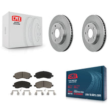 Charger l'image dans la galerie, Front Disc Brake Rotors And Ceramic Pads Kit For Dodge Caliber Mitsubishi Lancer
