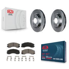 Front Disc Brake Rotors And Ceramic Pads Kit For Mitsubishi Lancer