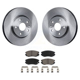 Front Brake Rotor Ceramic Pad Kit For Chevrolet Equinox GMC Terrain Malibu Buick