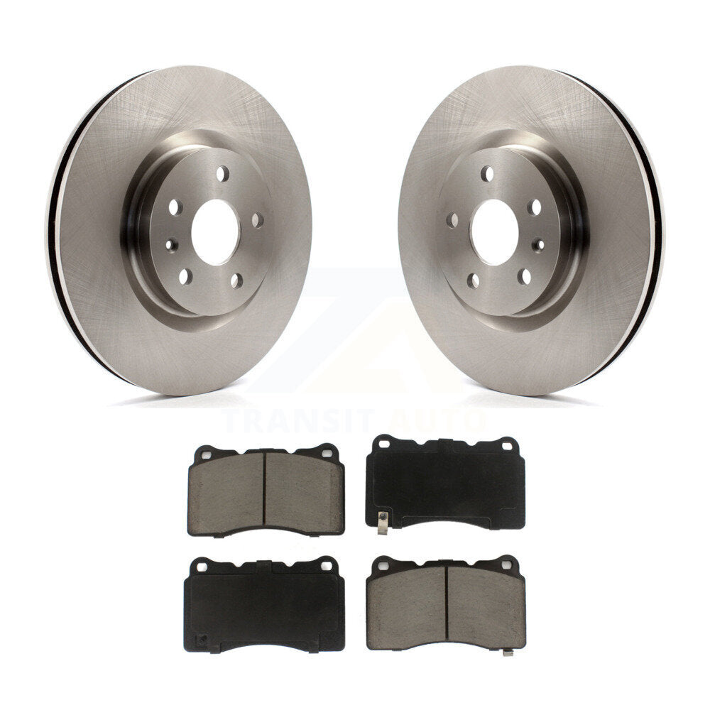 Front Disc Brake Rotors And Ceramic Pads Kit For Cadillac XTS Buick Regal