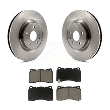 Charger l&#39;image dans la galerie, Front Disc Brake Rotors And Ceramic Pads Kit For Buick Regal Pontiac G8