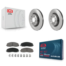 Charger l'image dans la galerie, Front Disc Brake Rotors And Ceramic Pads Kit For Jeep Wrangler Gladiator