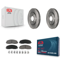 Load image into Gallery viewer, Front Disc Brake Rotors And Ceramic Pads Kit For Dodge Grand Caravan