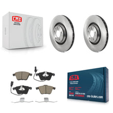 Charger l'image dans la galerie, Front Disc Brake Rotors And Ceramic Pads Kit For Audi TT Quattro TTS