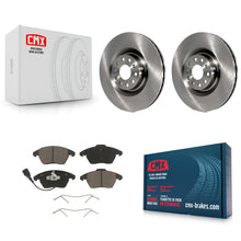 Load image into Gallery viewer, Front Brake Rotor And Ceramic Pad Kit For Volkswagen CC GTI Golf Audi A3 Quattro