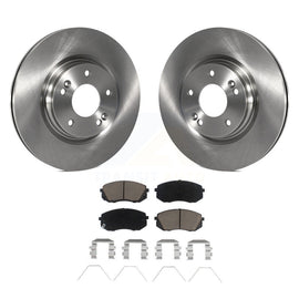 Front Brake Rotors Ceramic Pad Kit For Kia Soul Hyundai Kona Elantra GT Veloster