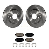Front Brake Rotor Ceramic Pad Kit For Kia Hyundai Kona Soul Forte Seltos Elantra