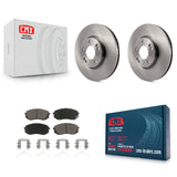 Front Disc Brake Rotors And Ceramic Pads Kit For Hyundai Sonata