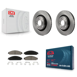 Front Brake Rotor Ceramic Pad Kit For Ford Five Hundred Freestyle Taurus Mercury