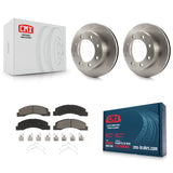 Front Disc Brake Rotor Ceramic Pad Kit For Ford F-250 Super Duty F-350 Excursion
