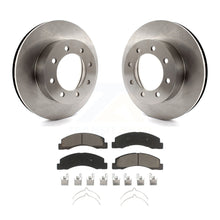 Charger l&#39;image dans la galerie, Front Disc Brake Rotors And Ceramic Pads Kit For Ford F-250 Super Duty F-350