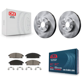 [Front] 2003-2006 Acura MDX Premium OE Brake Rotors & Ceramic Pads Kit For Max Braking